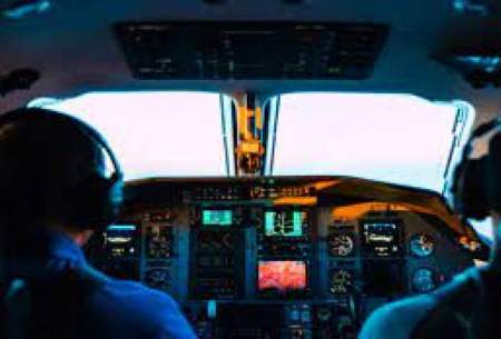 وضعیت کابین خلبان حین فرود هواپیما در مهرآباد