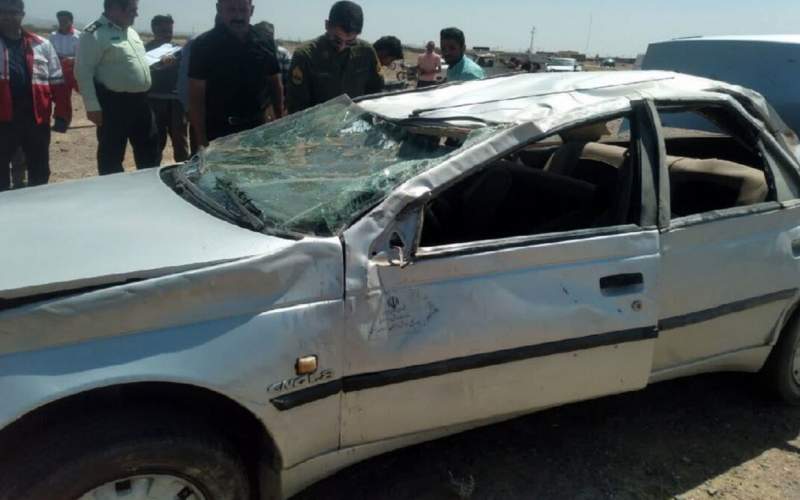 واژگونی خودروی خبرنگاران در هفته دولت