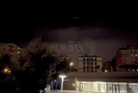 ویدئو جنجالی از یک نور عجیب در آسمان استانبول