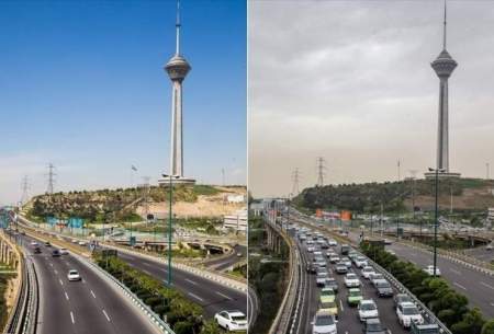 هوای تهران در وضعیت نارنجی قرار دارد