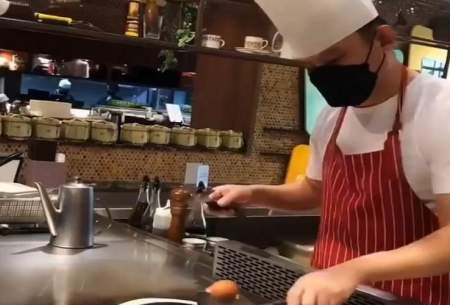 مهارت یک سر آشپز در درست کردن نیمرو