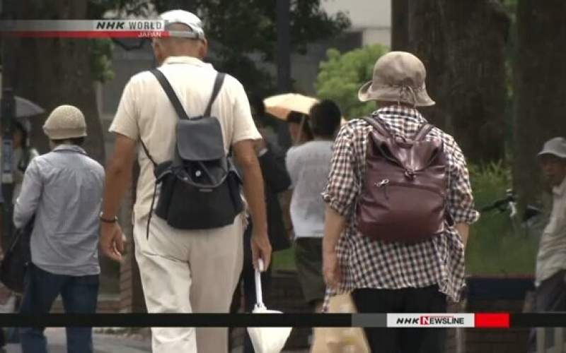 از هر ۱۰ ژاپنی یک نفر ۸۰ سال به بالاست