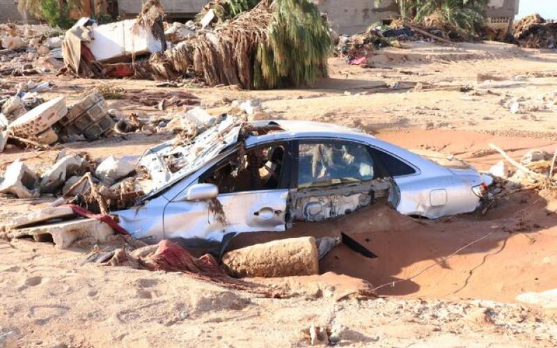 ابعاد خسارات سیل لیبی هنوز نامشخص است