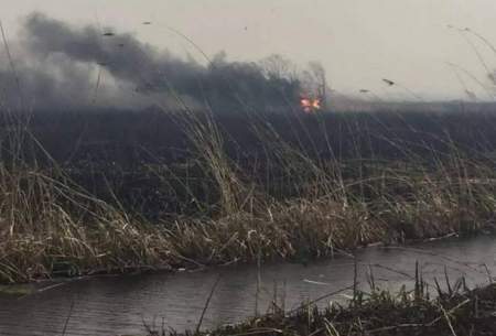 آتش‌سوزی «هورالعظیم»؛ دود جنوب خوزستان را فرا گرفت