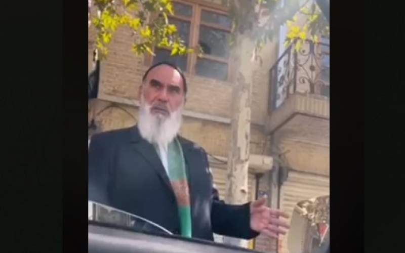 شباهت یک پیرمرد ایرانی با امام خمینی/ فیلم  
