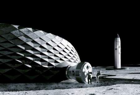 ساخت و ساز خانه‌های عجیب روی کره ماه