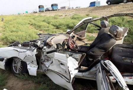آماریک هفته‌ای تصادفات رانندگی در ایران