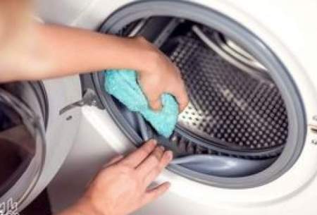 تمیز کردن ماشین لباسشویی با روشی ساده