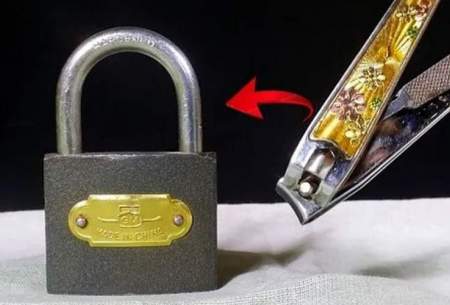 یک روش سرعتی برای باز کردن قفل با ناخن‌گیر