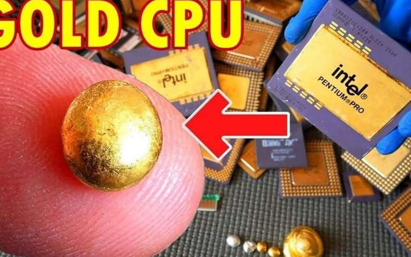 روش ساده برای استخراج طلا از کامپیوتر‌ قدیمی