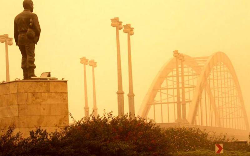 مراجعه به مراکزدرمانی خوزستان باهوای آلوده 