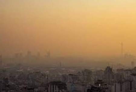 صحنه‌ای آشنا از شدت آلودگی هوا در آسمان تهران