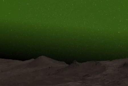 آسمان شب مریخ برای اولین بار سبز شد!