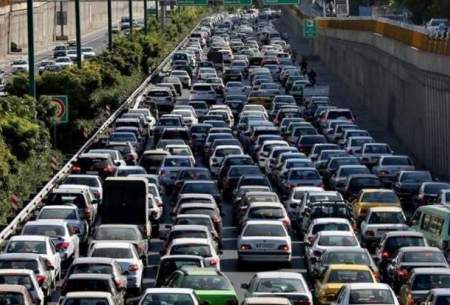 وضعیت ترافیک تهران در اولین روز هفته