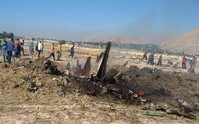 سقوط هواپیمای نظامی در کازرون/فیلم