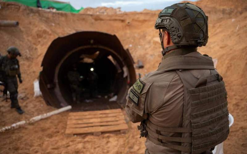 کشف بزرگترین تونل حماس در غزه/فیلم