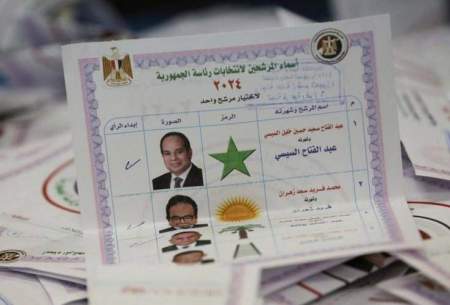 مشارکت 66.8 درصدی مردم مصر در انتخابات ریاست‌جمهوری