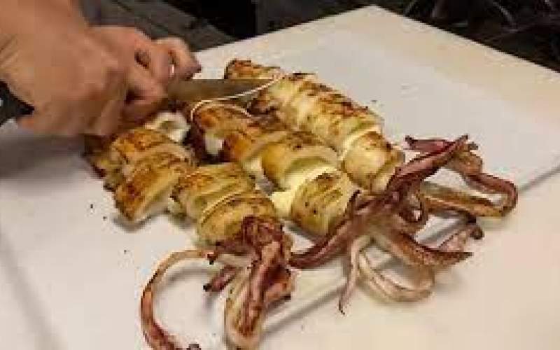 طبخ متفاوت ماهی مرکب توسط آشپز ترکیه ای