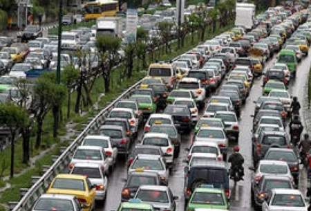 لحظاتی از وضعیت ترافیک امروز در تهران