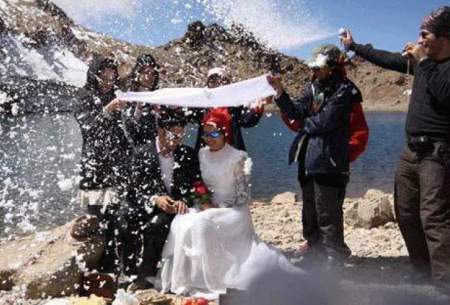 ویدئویی از کوه شاباش از یک مراسم عروسی