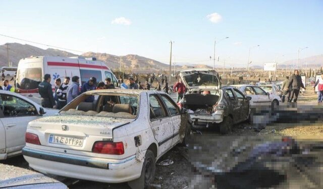 ۱۰۳ شهید و ۱۸۸ مصدوم در انفجارهای تروریستی کرمان