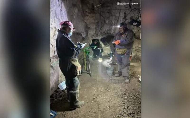 کشف گور ۲۵۰۰ساله در یک غار