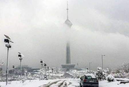 شنبه هوا در ارتفاعات تهران برفی می‌شود