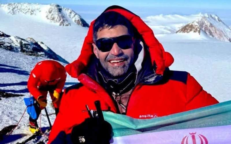 اولین ایرانی بر بام قطب جنوب