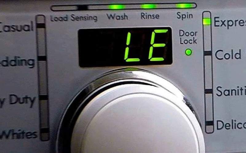 علت نمایش ارور LE‌ در ماشین لباسشویی دوو و نحوه رفع خطا