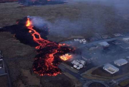 فوران آتشفشان در ایسلند و احتمال فروپاشی یک شهر