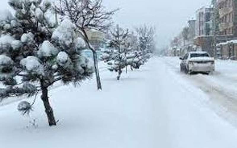 ویدئویی تازه و هیجان‌انگیز از بارش برف در تهران