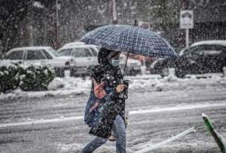 وضعیت برف و باران در روزهای شنبه و یکشنبه