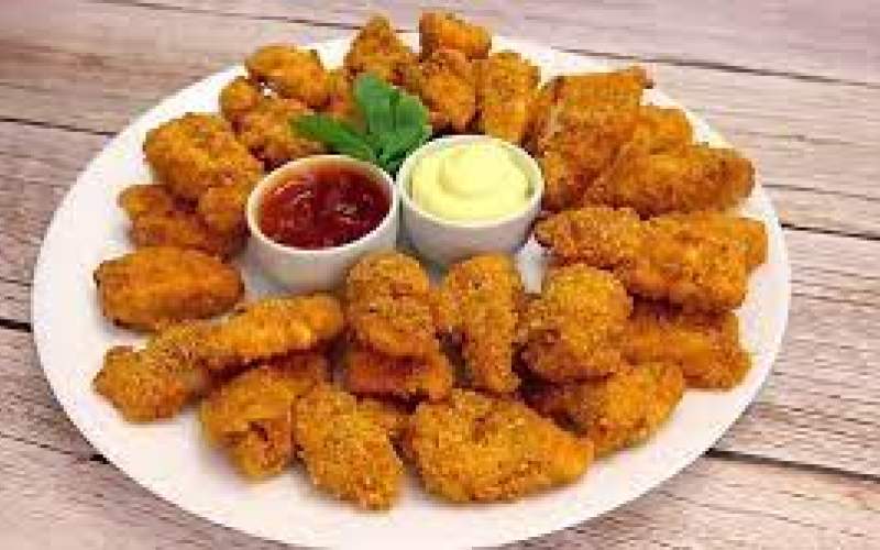 طرز تهیه ناگت مرغ بدون نیاز به سرخ کردن