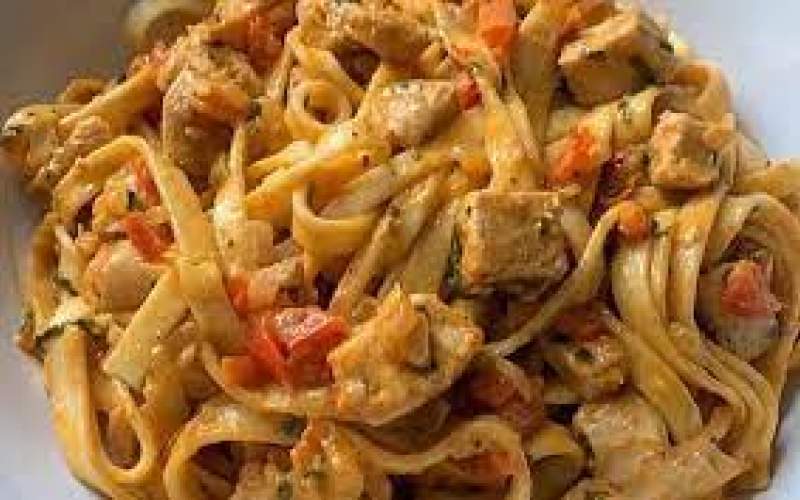 طرز تهیه پاستا فوتوچینی مرغ و قارچ/فیلم