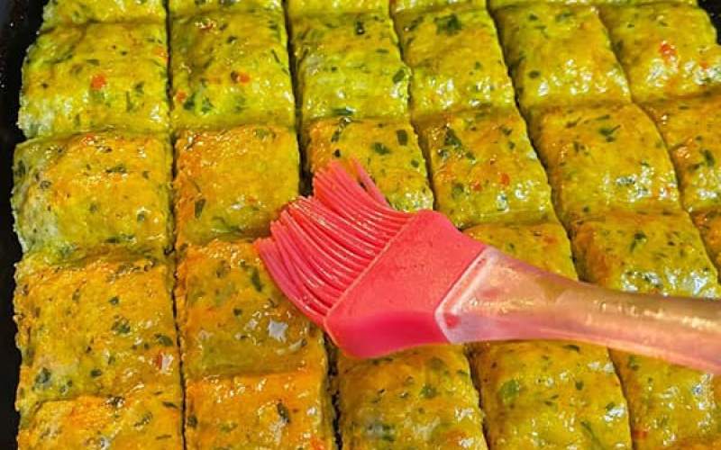 طرز تهیه کباب کوبیده مرغ عربی در فر/فیلم