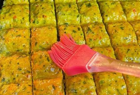 طرز تهیه کباب کوبیده مرغ عربی در فر/فیلم