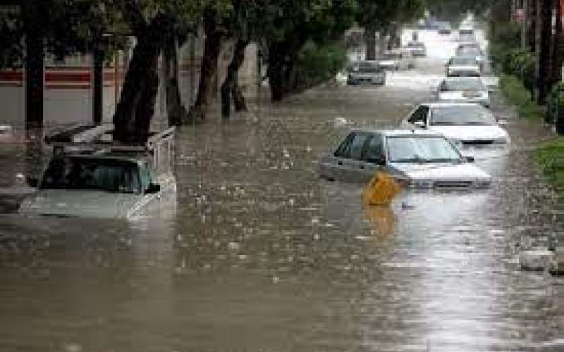 وضعیت کرمانشاه ساعتی بعد از بارش‌های سنگین