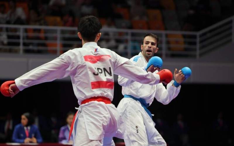 قهرمانی بهمن عسگری در کاراته وان قبرس