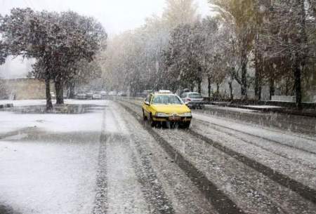 بارش برف در تهران /فیلم