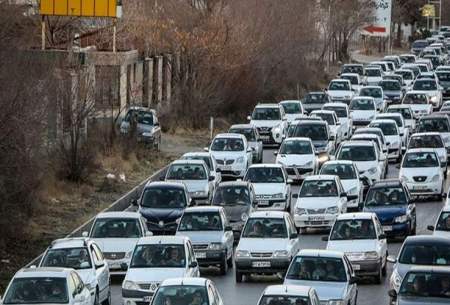 ترافیک نیمه سنگین برخی جاده‌های کشور