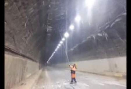 وضعیت باورنکردنی تونل‌های جاده چالوس