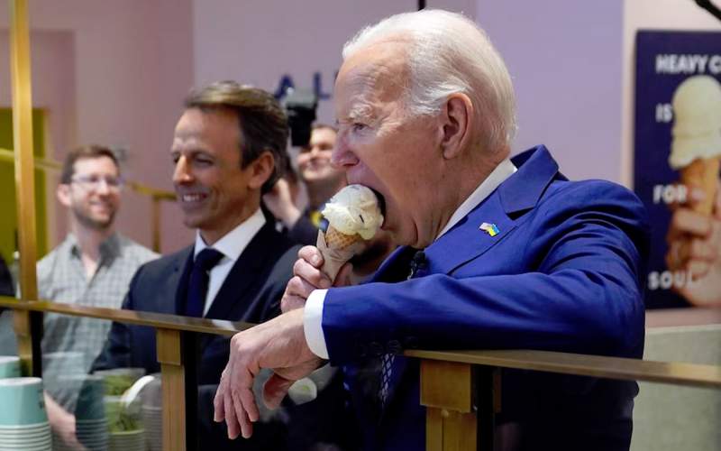 کنایه سناتور آمریکایی به بستنی خوردن بایدن