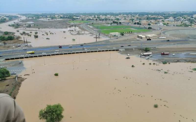بارندگی شدید و سیلاب در عمان