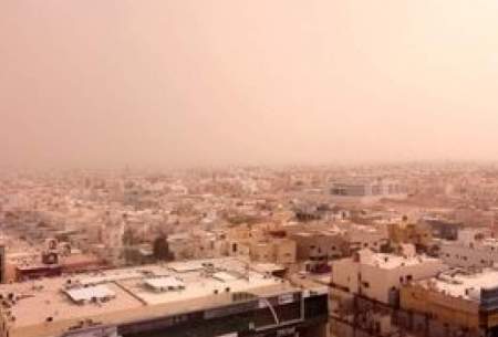 طوفان شن پایتخت عربستان را درنوردید/فیلم
