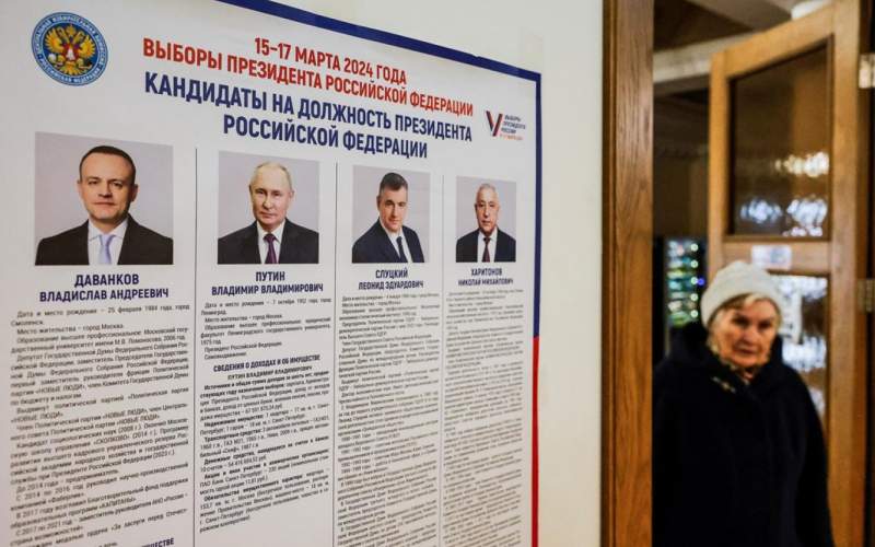 انتخابات مُضحک و نمایشی ریاست‌جمهوری در روسیه