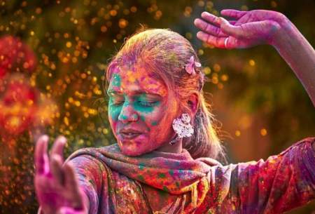 جشن رنگ در هند /فیلم
