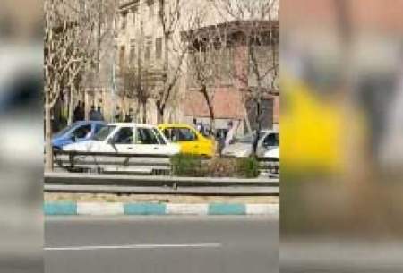 تصادف شدید پارس و ال‌۹۰ در بزرگراه همت تهران