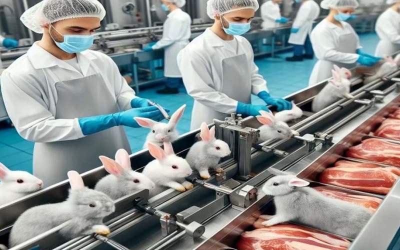 مزرعه یک میلیون دلاری پرورش خرگوش در چین