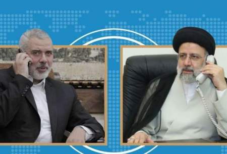گفتگوی رئیسی با رئیس دفتر سیاسی حماس