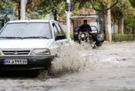 اولین تصاویر از بارش‌های سیل‌آسا در کرمان